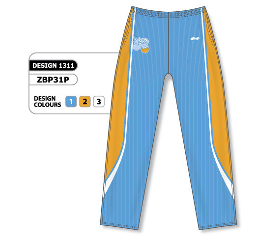 Athletic Knit Custom Sublimated Basketball Warm Up Pant Design 1311 (ZBP31-1311)